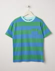 Mac & Ellie Stripe Short Sleeve Tee, Apple product photo