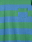 Mac & Ellie Stripe Short Sleeve Tee, Apple product photo View 02 S