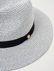 Boston + Bailey Boba Weekender Fedora, Grey product photo View 04 S