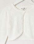 Mac & Ellie Party Collection Gia Bolero Cardigan, Ivory product photo View 02 S