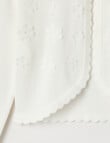 Mac & Ellie Party Collection Gia Bolero Cardigan, Ivory product photo View 03 S
