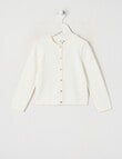 Mac & Ellie Dobby Spot Cardigan, Vanilla product photo