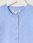 Mac & Ellie Dobby Spot Cardigan, Cornflower product photo View 02 S