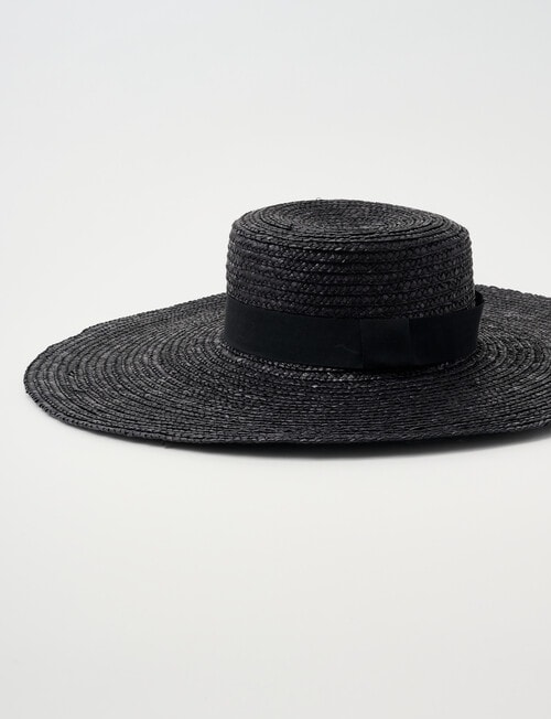 Whistle Jasmine Sun Hat, Black product photo View 02 L