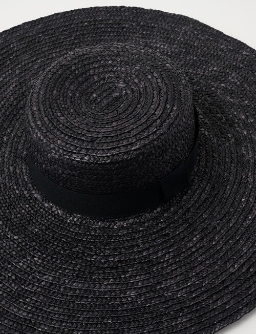 Whistle Jasmine Sun Hat, Black product photo View 03 L