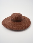 Whistle Jasmine Sun Hat, Chocolate product photo