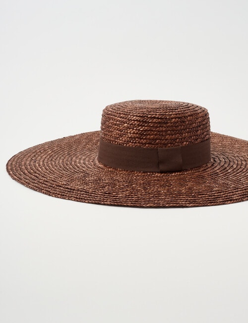 Whistle Jasmine Sun Hat, Chocolate product photo View 02 L