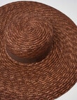 Whistle Jasmine Sun Hat, Chocolate product photo View 03 S