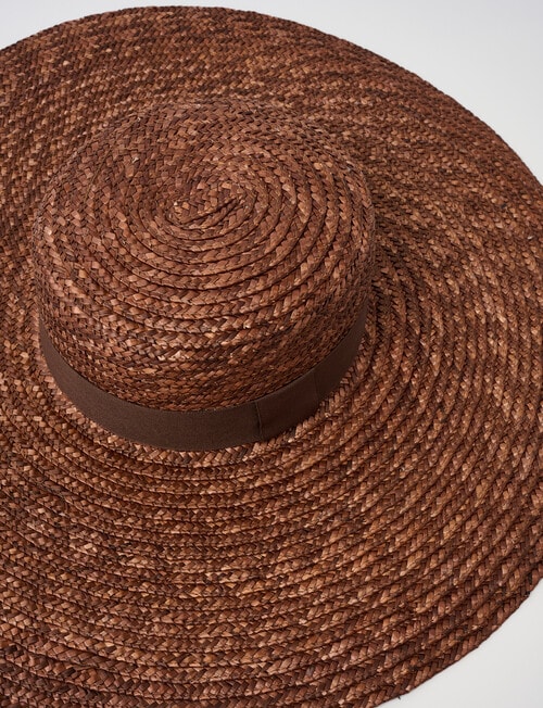 Whistle Jasmine Sun Hat, Chocolate product photo View 03 L
