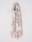 Boston + Bailey Lightweight Viscose Scarf, Cream product photo