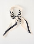 Boston + Bailey Square Scarf, 70 x 70cm, Geo Black & White product photo