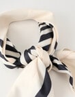 Boston + Bailey Square Scarf, 70 x 70cm, Geo Black & White product photo View 03 S