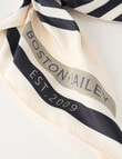 Boston + Bailey Square Scarf, 70 x 70cm, Geo Black & White product photo View 04 S