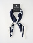 Boston + Bailey Square Scarf, 70 x 70cm, Navy & Cream Floral product photo View 02 S