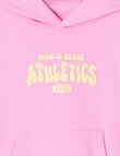 Mac & Ellie Athletics Club Boxy Pull On Hoodie, Candy Pink product photo View 03 S