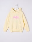 Mac & Ellie Athletics Club Boxy Pull On Hoodie, Lemon product photo