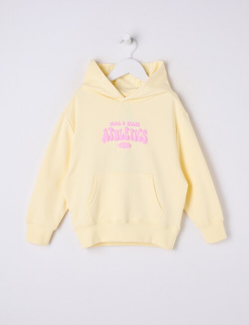 Mac & Ellie Athletics Club Boxy Pull On Hoodie, Lemon product photo
