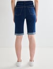 Denim Republic Knee Short, Dark Wash product photo View 02 S