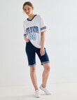 Denim Republic Knee Short, Dark Wash product photo View 03 S