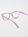 Zoom Reading Glasses, Printed Floral Purple product photo View 05 S