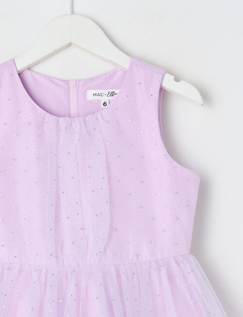 Mac & Ellie Party Collection Maisie Tulle Dress, Lilac product photo View 02 L