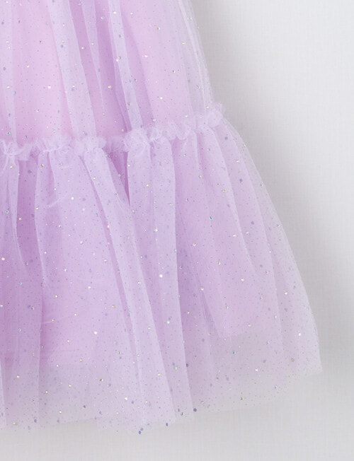 Mac & Ellie Party Collection Maisie Tulle Dress, Lilac product photo View 04 L
