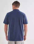 Chisel Tipped Polo Shirt, Denim product photo View 02 S