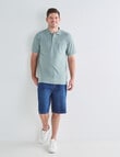 Chisel Tipped Polo Shirt, Sage product photo View 03 S