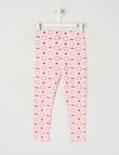 Mac & Ellie Stamps Full Length Legging, Vanilla product photo