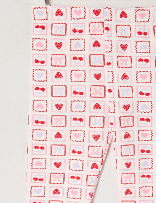Mac & Ellie Stamps Full Length Legging, Vanilla product photo View 02 L