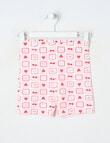 Mac & Ellie Stamps Bike Short, Vanilla product photo
