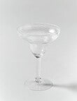 Terrace Tide Hammered Margarita Glass, Clear product photo