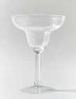 Terrace Tide Hammered Margarita Glass, Clear product photo View 03 S