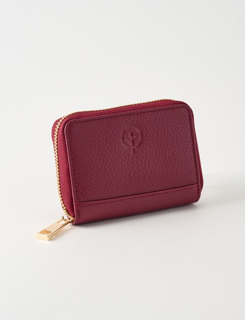 Carte Small Zippy Wallet, Merlot product photo