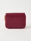 Carte Small Zippy Wallet, Merlot product photo View 02 S