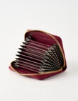 Carte Small Zippy Wallet, Merlot product photo View 04 S