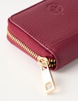 Carte Small Zippy Wallet, Merlot product photo View 05 S