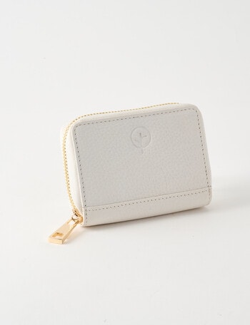 Carte Small Zippy Wallet, Pearl product photo
