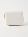 Carte Small Zippy Wallet, Pearl product photo View 02 S
