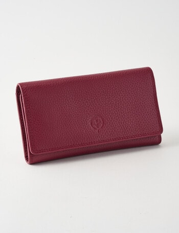 Carte Trifold Wallet, Merlot product photo