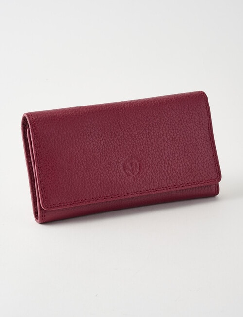 Carte Trifold Wallet, Merlot product photo