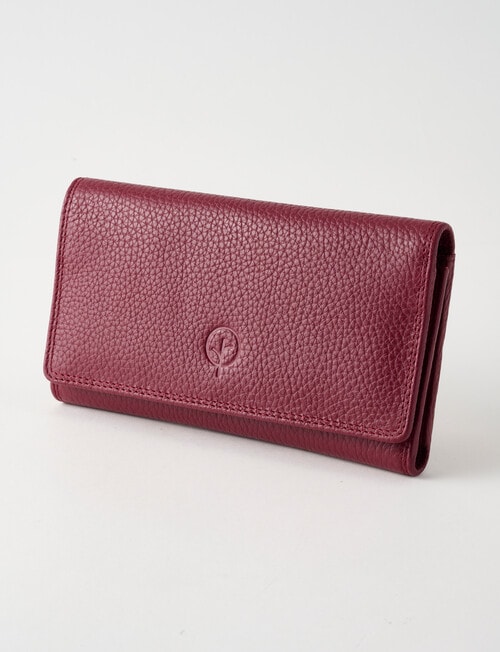 Carte Trifold Wallet, Merlot product photo View 03 L