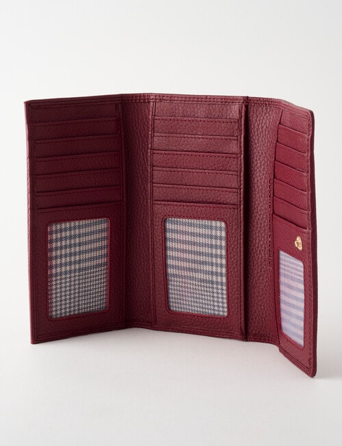Carte Trifold Wallet, Merlot product photo View 06 L