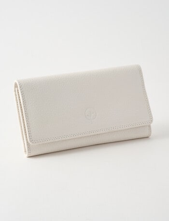 Carte Trifold Wallet, Pearl product photo