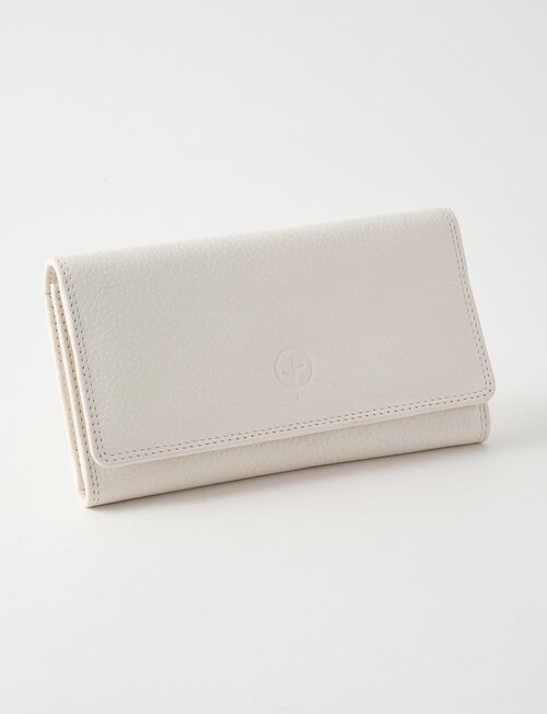 Carte Trifold Wallet, Pearl product photo
