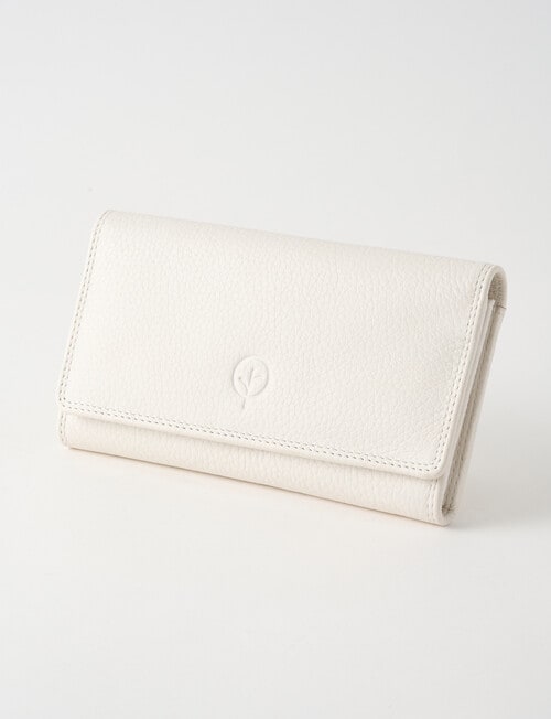 Carte Trifold Wallet, Pearl product photo View 03 L
