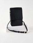 Carte Leather Small Crossbody Bag, Black product photo