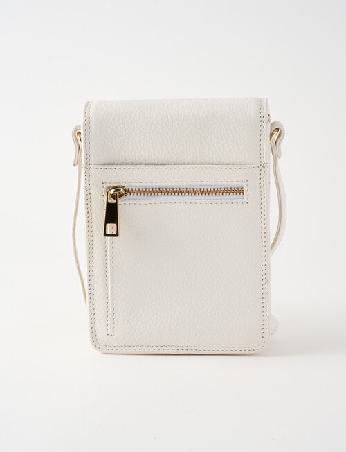 Carte Carte Leather Small Crossbody Bag, Pearl product photo View 02 L