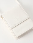 Carte Carte Leather Small Crossbody Bag, Pearl product photo View 05 S