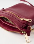 Carte Carte Leather Medium Crossbody Bag, Merlot product photo View 06 S